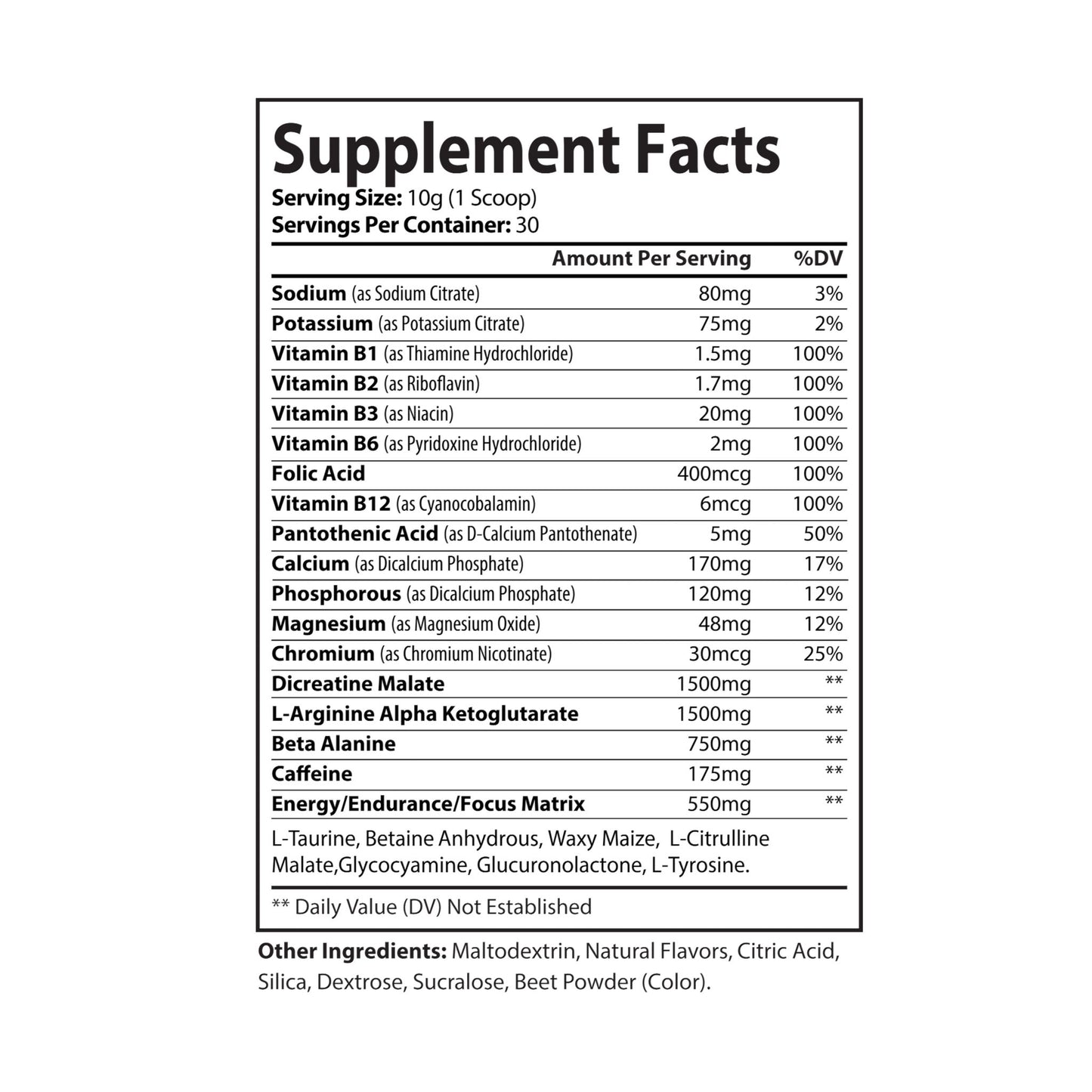 RPW: ENERGIZE Pre-Workout Watermelon