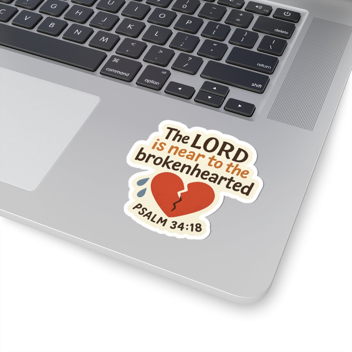 Psalm 34:18 Sticker