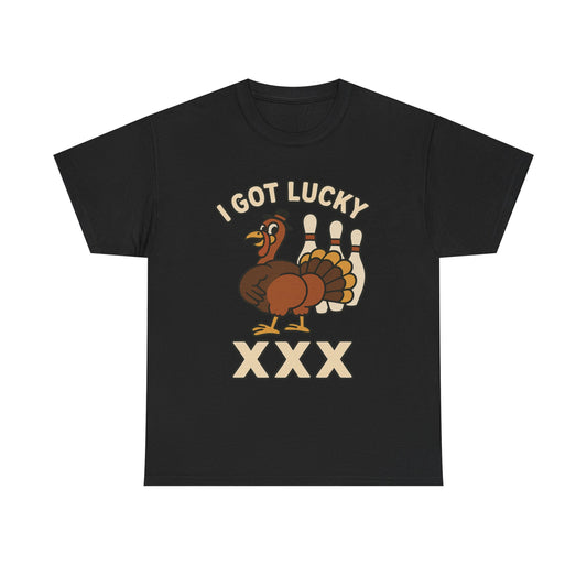 "I Got Lucky" Bowling Shirt