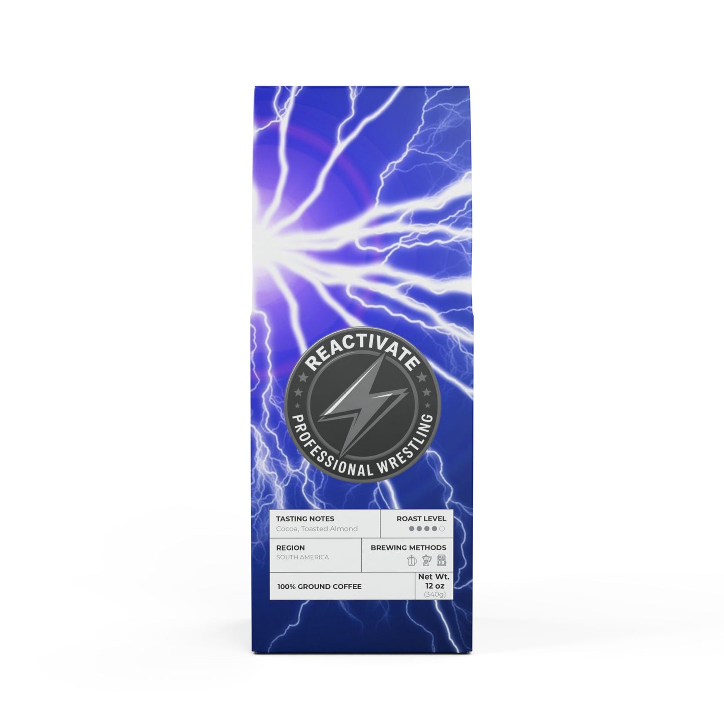 Reactivate Pro Wrestling Morning Coffee! Cascades Coffee Blend (Medium-Dark Roast)